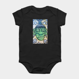 shrunken head Baby Bodysuit